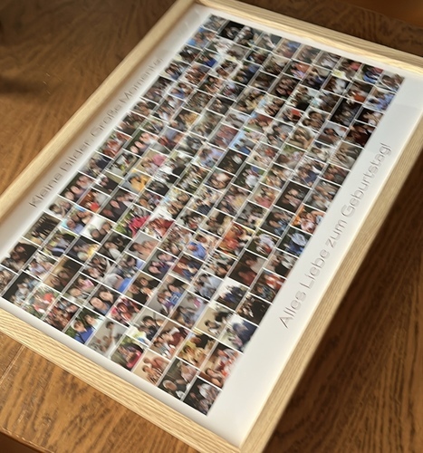 Photo du client Lydia pour l'évaluation Impression Photocollage Affiche 70x50cm