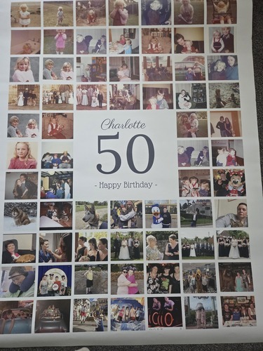 Photo du client Marie pour l'évaluation Impression Photocollage Affiche 30x40"