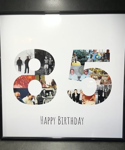 Photo du client Michaela pour l'évaluation Impression Photocollage Affiche 40x40cm