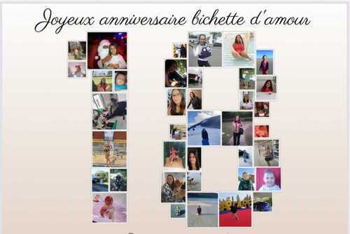 Photo du client Nassima pour l'évaluation Impression Photocollage Affiche 70x50cm