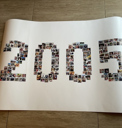 Photo du client NATHALIE pour l'évaluation Impression Photocollage Affiche 100x70cm