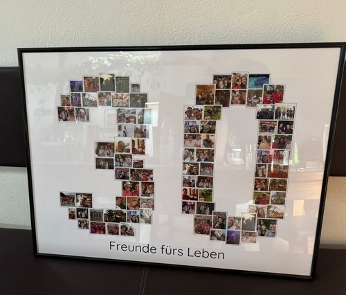 Photo du client Theresa pour l'évaluation Impression Photocollage Affiche 80x60cm